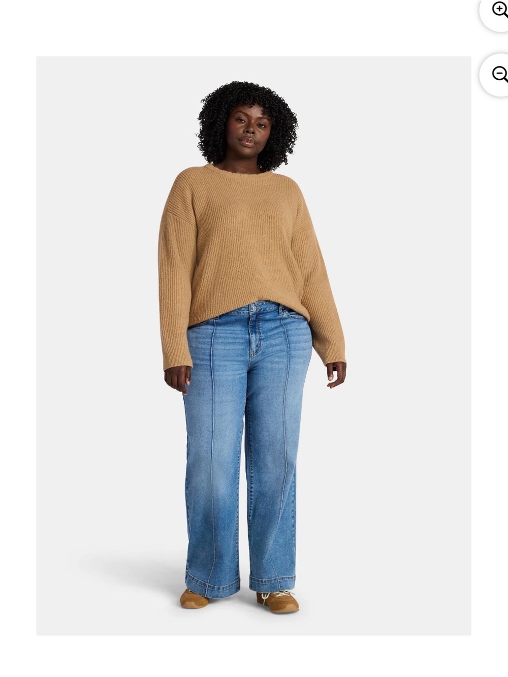 Time and Tru Light Blue Wide-Leg Jeans
